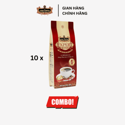 Combo 10 Cà Phê Rang Xay Expert Blend 1 KING COFFEE - Túi 100g